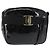 Vala Schultertasche Emaille Schwarz Gold Salvatore Ferragamo Auth gh815 Golden