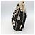 Bolsa de Ombro CHANEL em Lona Preta Dourada CC Auth 156515 Preto Dourado - vista 5