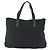 Prada Tote Bag aus schwarzem Nylon mit Silber authentisch 156932 - Ansicht 3