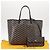 GOYARD Herringbone Saint Louis PM Tote Bag aus PVC Schwarz Auth BA9007SM - Ansicht 29