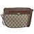 Borsa Sherry Line GG Supreme Web di GUCCI in PVC beige e oro 001 123 0918 Auth 155926 D'oro