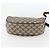 Borsa Sherry Line GG Supreme Web di GUCCI in PVC beige e oro 001 123 0918 Auth 155926 D'oro - vista 9