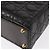 Christian Dior Borsa Tote Lady Dior Canage in Pelle di Agnello Nera Oro Auth 157801 Nero D'oro - vista 13