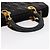 Christian Dior Borsa Tote Lady Dior Canage in Pelle di Agnello Nera Oro Auth 157801 Nero D'oro - vista 7