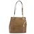 Bolso de Hombro con Cadena Salvatore Ferragamo Esmalte Beige Oro Auth 143680 Dorado - vista 2