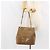 Bolso de Hombro con Cadena Salvatore Ferragamo Esmalte Beige Oro Auth 143680 Dorado - vista 20