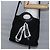 Borsa Vala in Nylon e Pelle Salvatore Ferragamo 2 in 1 Nero Argento Auth BA6809 - vista 24