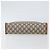 GUCCI GG Plus Supreme Clutch Bag PVC Beige Oro Auth ep11196 D'oro - vista 7
