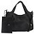 Autre Marque Borsa tote Stella logo in poliestere nero e oro Auth BA6613 D'oro