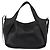Autre Marque Borsa tote Stella logo in poliestere nero e oro Auth BA6613 D'oro - vista 2