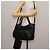 Autre Marque Borsa tote Stella logo in poliestere nero e oro Auth BA6613 D'oro - vista 25