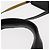 Autre Marque Borsa tote Stella logo in poliestere nero e oro Auth BA6613 D'oro - vista 8