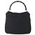 Borsa a mano in nylon nero e argento Gucci Bamboo 001 1638 3754 Auth ep11006 - vista 2