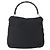 Borsa a mano in nylon nero e argento Gucci Bamboo 001 1638 3754 Auth ep11006 - vista 3