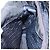 Borsa tote in nylon nera con ricamo di fiori PRADA Argento Auth bs30015 Nero - vista 18