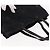 Borsa tote in nylon nera con ricamo di fiori PRADA Argento Auth bs30015 Nero - vista 6