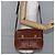 Céline Borsa a Spalla in Pelle Marrone Auth 146484 - vista 24