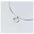 Choker in metallo argento Christian Dior Auth sw1695 - vista 3