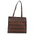 Céline Borsa tote in tela Macadam CELINE in pelle PVC marrone oro Auth bs29818 D'oro