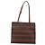 Céline Borsa tote in tela Macadam CELINE in pelle PVC marrone oro Auth bs29818 D'oro - vista 2