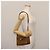 Gucci Borsa a Spalla in Pelle Marrone Oro Auth BA6561 D'oro - vista 25