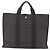 Hermès HERMES Handtasche Her Line MM aus grauem Canvas Auth hk3127 Braun - Ansicht 3