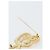 Spilla Christian Dior in metallo dorato Auth sw1641 D'oro - vista 10