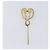 Spilla Christian Dior in metallo dorato Auth sw1641 D'oro - vista 2