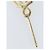 Spilla Christian Dior in metallo dorato Auth sw1641 D'oro - vista 4