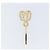 Spilla Christian Dior in metallo dorato Auth sw1641 D'oro - vista 5