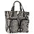 Borsa a Mano GUCCI Nylon Beige Oro 002 8080 Auth kk590 D'oro