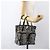 Borsa a Mano GUCCI Nylon Beige Oro 002 8080 Auth kk590 D'oro - vista 24