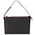 Burberry Borsa a Spalla Nova Check in Nylon e Pelle Grigia Argento Auth ka787 Marrone - vista 2