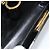 Borsa a Spalla Chain Gancini Salvatore Ferragamo Smalto Nero Oro Auth 157615 - vista 16