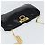 Borsa a Spalla Chain Gancini Salvatore Ferragamo Smalto Nero Oro Auth 157615 - vista 6