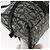 Bolso de mano de lona Trotter Christian Dior Negro Plata Auth 156495 - vista 12
