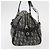 Bolso de mano de lona Trotter Christian Dior Negro Plata Auth 156495 - vista 5