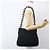 Borsa a spalla con catena Prada in nylon nero argento autentica kk583 - vista 21