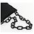 Borsa a spalla con catena Prada in nylon nero argento autentica kk583 - vista 7