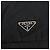 Bolsa de Ombro PRADA Nylon Preto Prata Autêntica 151621 - vista 18