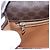 Céline Borsa a Spalla in Tela Macadam CELINE in Pelle PVC Marrone Oro Auth mr1621 D'oro - vista 19
