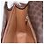 Céline Borsa a Spalla in Tela Macadam CELINE in Pelle PVC Marrone Oro Auth mr1621 D'oro - vista 21