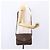 Céline Borsa a Spalla in Tela Macadam CELINE in Pelle PVC Marrone Oro Auth mr1621 D'oro - vista 24