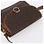 Céline Borsa a Spalla in Tela Macadam CELINE in Pelle PVC Marrone Oro Auth mr1621 D'oro - vista 6