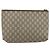 GUCCI GG Plus Supreme Clutch Bag PVC Beige Auth 151524 - vista 2