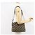 Borsa a Spalla in Tela Trotter Christian Dior Nero Oro Auth 155999 D'oro - vista 21