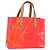 LOUIS VUITTON Monogram Vernis Fluo Reade PM Borsa a Mano Rossa M91903 LV Auth mr1578 Rosso Arancione