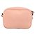 VALENTINO Borsa a Spalla in Pelle Rosa Argento Auth ka575 - vista 2