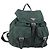 PRADA Rucksack aus Nylon grün silber authentisch 154589