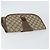 GUCCI GG Supreme Web Sherry Line Clutch Bag PVC Rosso Beige Auth 154661 - vista 5